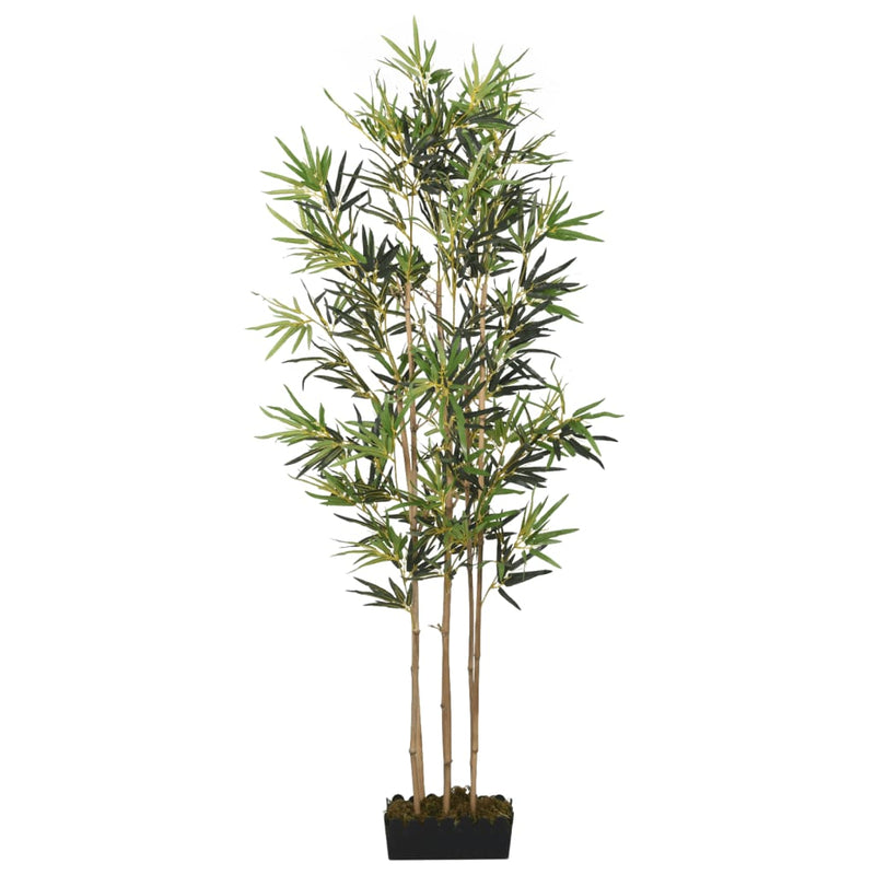 Load image into Gallery viewer, VidaXL Kunstplant bamboe 1104 bladeren 180 cm groen
