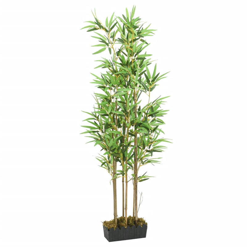 Load image into Gallery viewer, Vidaxl kunstplant bamboe 828 bladeren 150 cm groen
