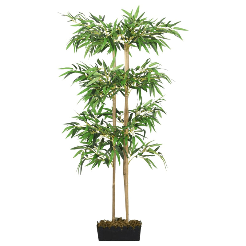 Load image into Gallery viewer, Vidaxl kunstplant bamboe 760 bladeren 120 cm groen
