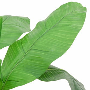 Vidaxl kunstplant bananenboom 9 bladeren 120 cm groen