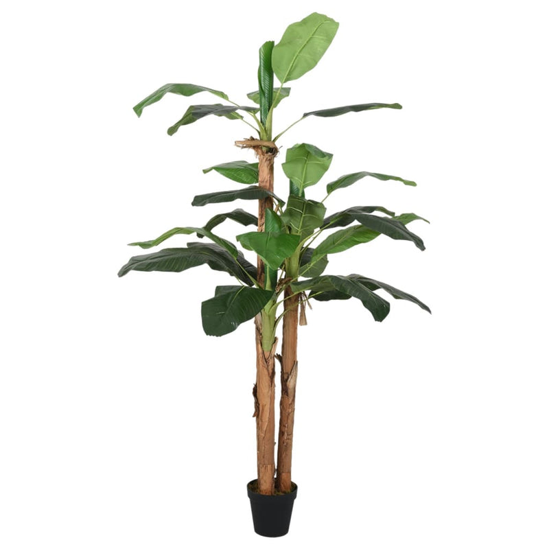 Afbeelding laden in galerijviewer, Vidaxl kunstplant bananenboom 22 bladeren 200 cm groen
