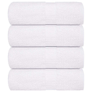 Vidaxl washandjes frogn 4 st 15x21 cm 360 g m² wit