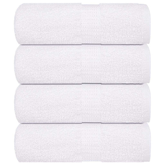 Vidaxl washandjes frogn 4 st 30x30 cm 360 g m² wit