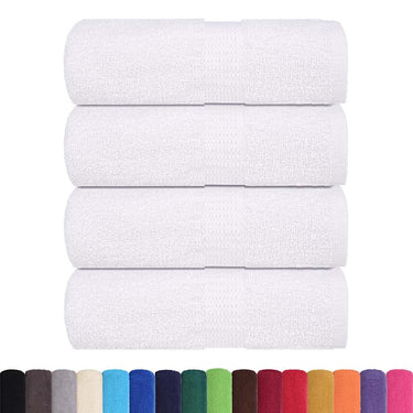 Vidaxl gastendoekjes frogn 4 st 30x50 cm 360 g m² wit