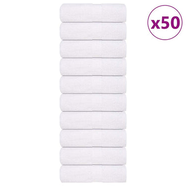 Vidaxl gastendoekjes frogn 50 st 30x50 cm 360 g m² wit