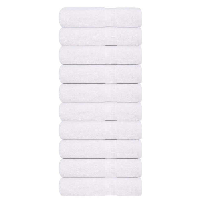 Load image into Gallery viewer, Vidaxl badhanddoeken frogn 10 st 100x150 cm 360 g m² wit
