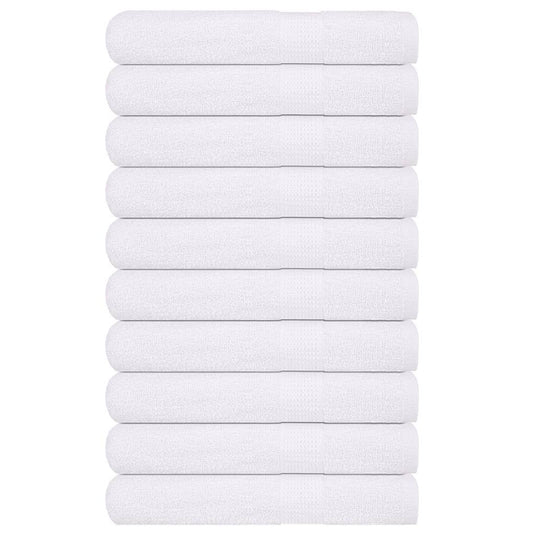 Vidaxl handdoeken frogn 10 st 100x200 cm 360 g m² wit