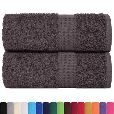 Vidaxl washandjes frogn 2 st 15x21 cm 360 g m² antraciet