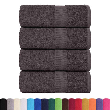 Vidaxl gastendoekjes frogn 4 st 30x50 cm 360 g m² antraciet