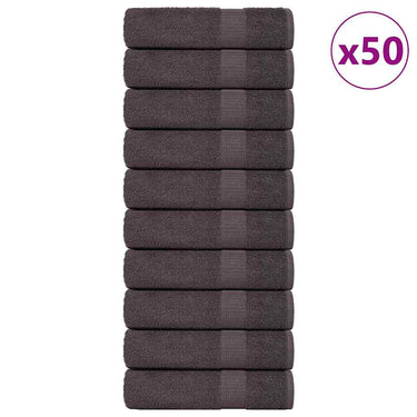 Vidaxl handdoeken frogn 50 st 50x100 cm 360 g m² antraciet