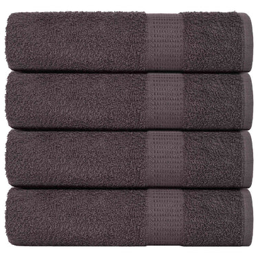 Vidaxl douchehanddoeken frogn 4 st 70x140 cm 360 g m² antraciet