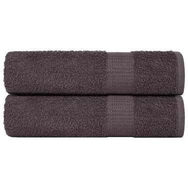 Vidaxl badhanddoeken frogn 2 st 100x150 cm 360 g m² antraciet