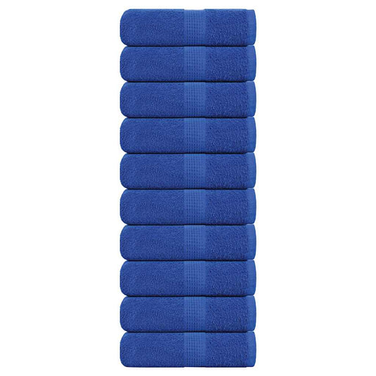 Vidaxl gastendoekjes frogn 10 st 30x50 cm 360 g m² blauw