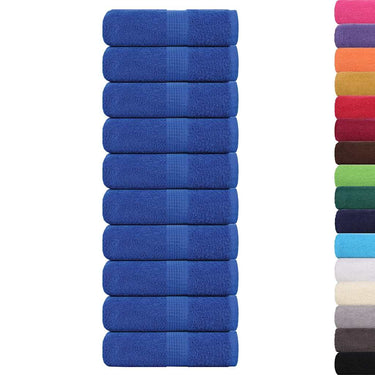 Vidaxl gastendoekjes frogn 10 st 30x50 cm 360 g m² blauw