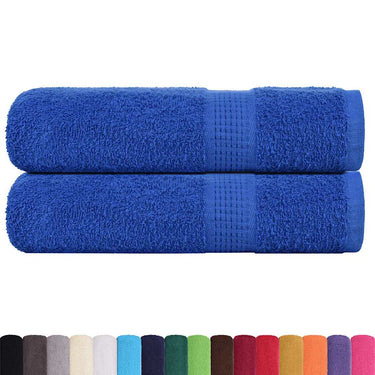 Vidaxl handdoeken frogn 2 st 50x100 cm 360 g m² blauw