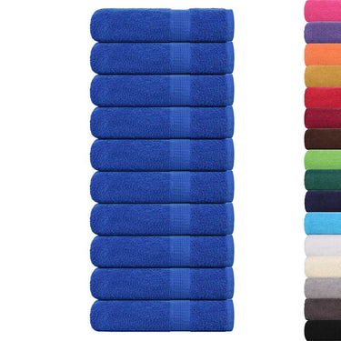 Vidaxl handdoeken frogn 10 st 50x100 cm 360 g m² blauw