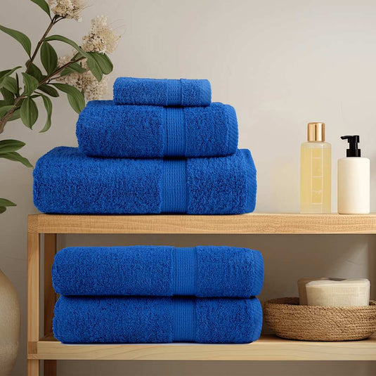 Vidaxl handdoeken frogn 10 st 50x100 cm 360 g m² blauw