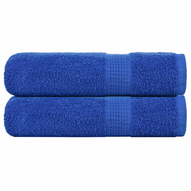Vidaxl douchehanddoeken frogn 2 st 70x140 cm 360 g m² blauw