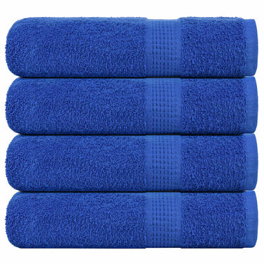 Vidaxl douchehanddoeken frogn 4 st 70x140 cm 360 g m² blauw
