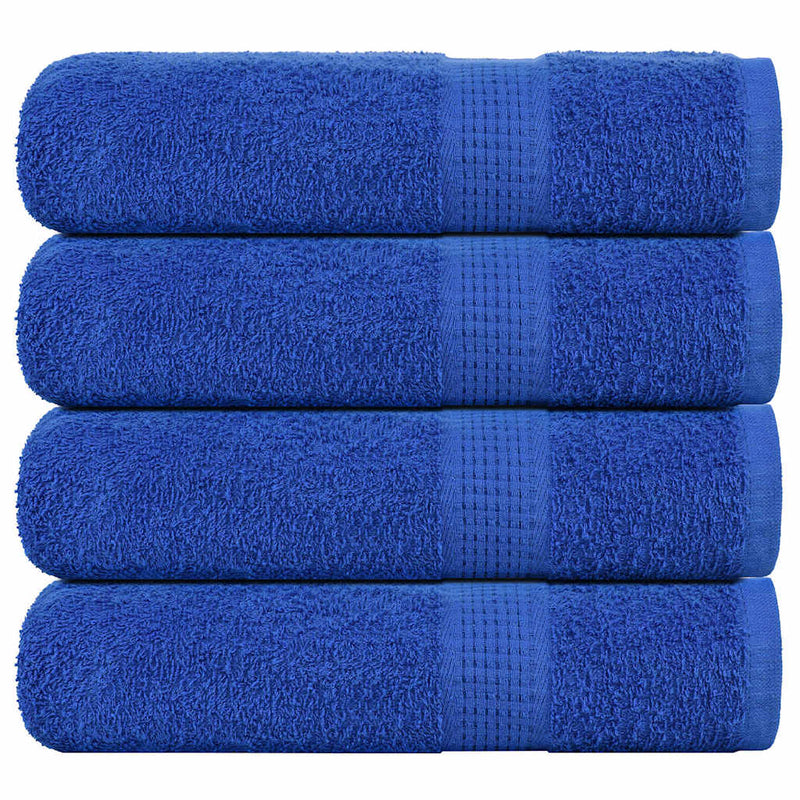 Load image into Gallery viewer, Vidaxl douchehanddoeken frogn 4 st 70x140 cm 360 g m² blauw

