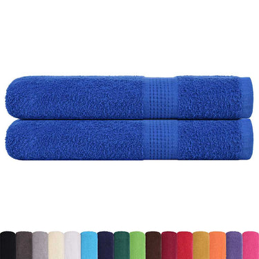 Vidaxl saunahanddoeken frogn 2 st 80x200 cm 360 g m² blauw