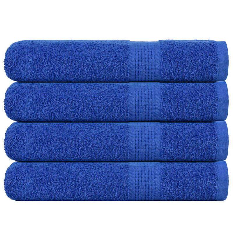 Load image into Gallery viewer, Vidaxl saunahanddoeken frogn 4 st 80x200 cm 360 g m² blauw
