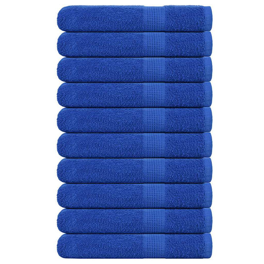 Vidaxl saunahanddoeken frogn 10 st 80x200 cm 360 g m² blauw