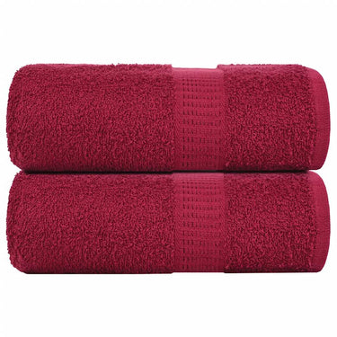 Vidaxl gastendoekjes frogn 2 st 30x50 cm 360 g m² bordeaux