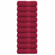 Vidaxl gastendoekjes frogn 10 st 30x50 cm 360 g m² bordeaux