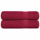 Vidaxl handdoeken frogn 2 st 50x100 cm 360 g m² bordeaux
