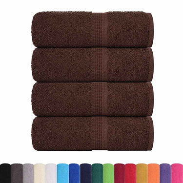 Vidaxl gastendoekjes frogn 4 st 30x50 cm 360 g m² bruin