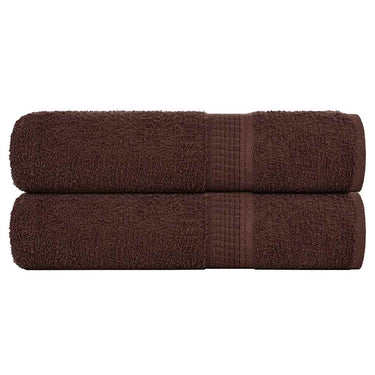 Vidaxl douchehanddoeken frogn 2 st 70x140 cm 360 g m² bruin