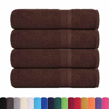 Vidaxl badhanddoeken frogn 4 st 100x150 cm 360 g m² bruin
