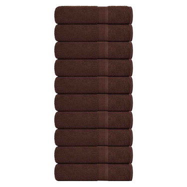 Vidaxl badhanddoeken frogn 10 st 100x150 cm 360 g m² bruin