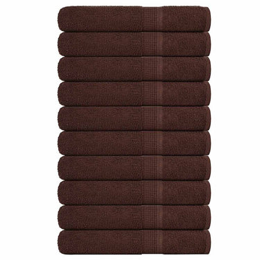 Vidaxl saunahanddoeken frogn 10 st 80x200 cm 360 g m² bruin