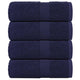 Vidaxl washandjes frogn 4 st 30x30 cm 360 g m² marineblauw