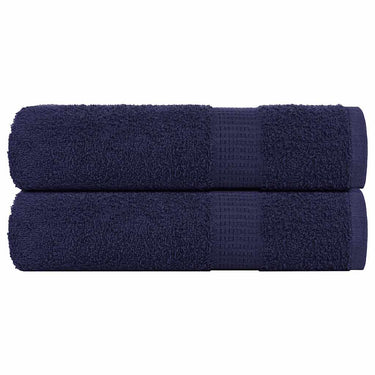 Vidaxl handdoeken frogn 2 st 50x100 cm 360 g m² marineblauw