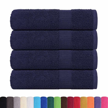 Vidaxl handdoeken frogn 4 st 50x100 cm 360 g m² marineblauw