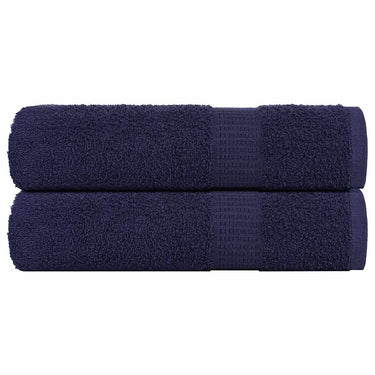 Vidaxl douchehanddoeken frogn 2 st 70x140 cm 360 g m² marineblauw