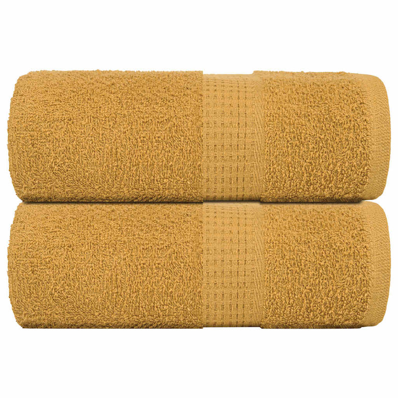 Load image into Gallery viewer, Vidaxl washandjes frogn 2 st 30x30 cm 360 g m² goud
