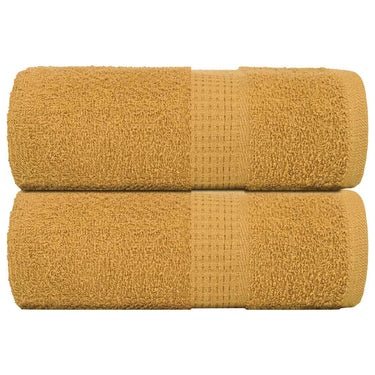 Vidaxl gastendoekjes frogn 2 st 30x50 cm 360 g m² goud