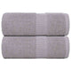 Vidaxl washandjes frogn 2 st 30x30 cm 360 g m² grijs