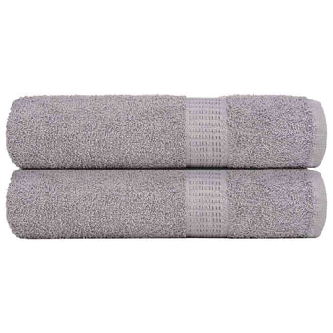 Vidaxl handdoeken frogn 2 st 50x100 cm 360 g m² grijs