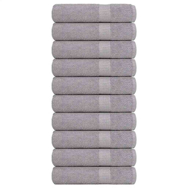 Vidaxl handdoeken frogn 10 st 50x100 cm 360 g m² grijs