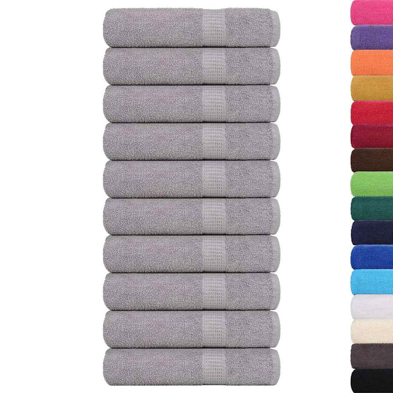 Load image into Gallery viewer, Vidaxl handdoeken frogn 10 st 50x100 cm 360 g m² grijs
