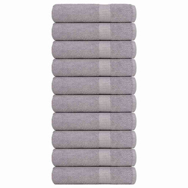 Vidaxl badhanddoeken frogn 10 st 100x150 cm 360 g m² grijs