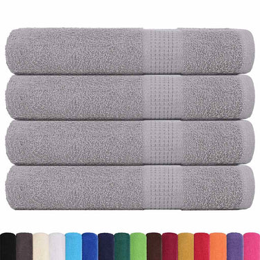 Vidaxl saunahanddoeken frogn 4 st 80x200 cm 360 g m² grijs