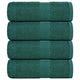 Vidaxl zeepdoekjes 4 st 30x30 cm 360 g m² 100% katoen groen