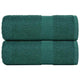 Vidaxl gastendoekjes 2 st 30x50 cm 360 g m² 100% katoen groen