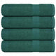 Vidaxl handdoeken 4 st 50x100 cm 360 g m² 100% katoen groen